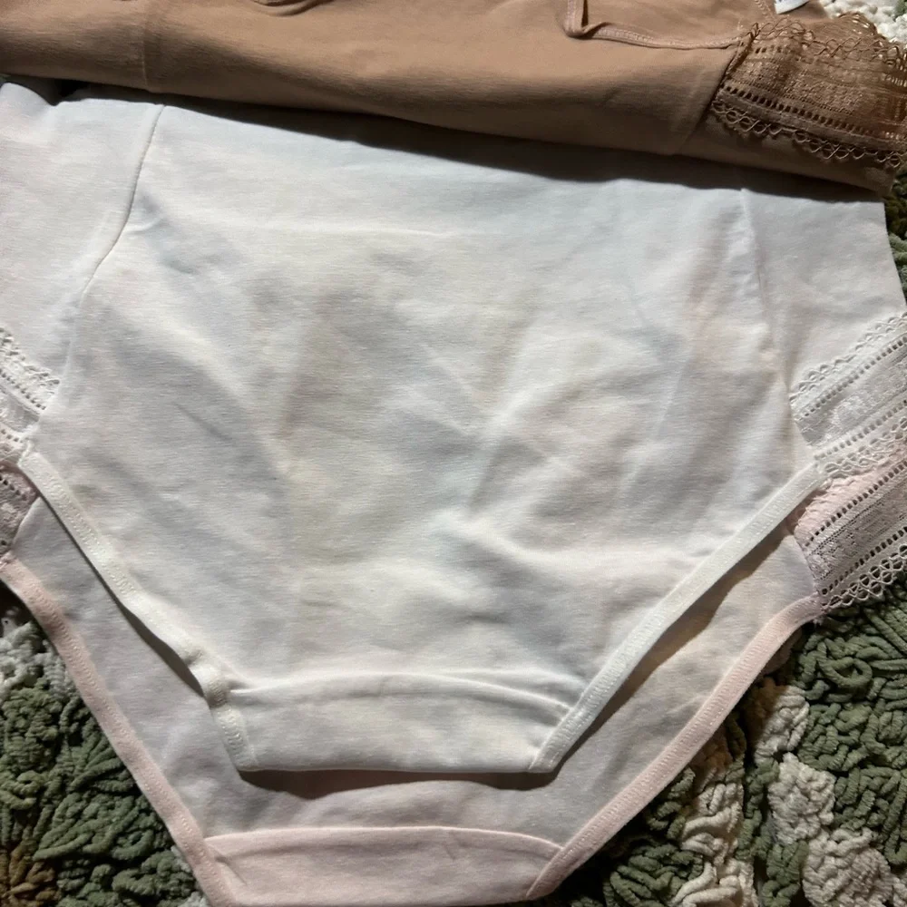 Tommy Hilfiger 3pk neutral brief Panties with Lace Trim - Picture 5 of 8